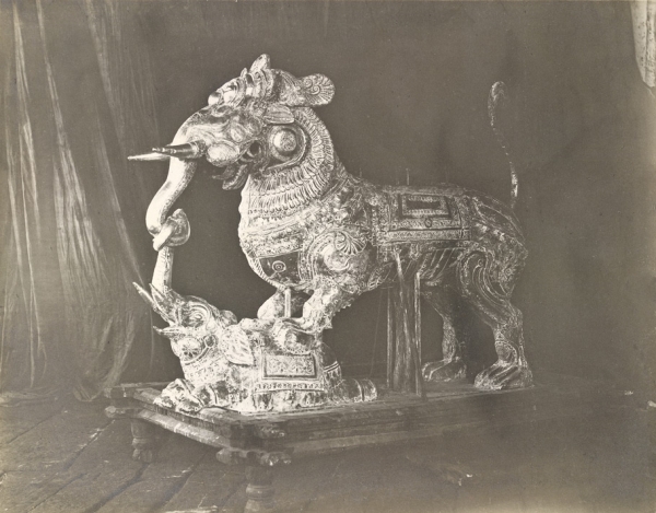 srirangam old Yali vahana